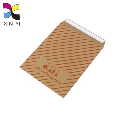 High quality custom recycled kraft craft color paper letter envelope packaging