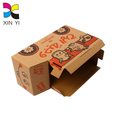 Recycled corrugated box takeaway packaging box kraft paper box