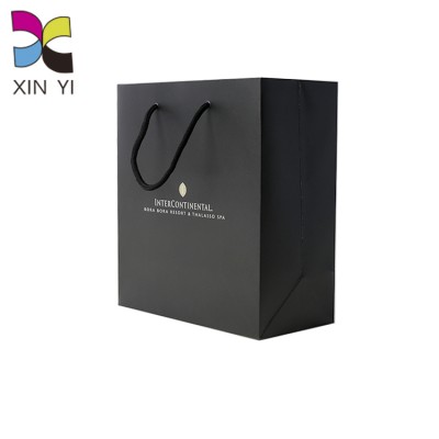 Wholesale custom recycled printed fashion logo gift paper bags manufacturers