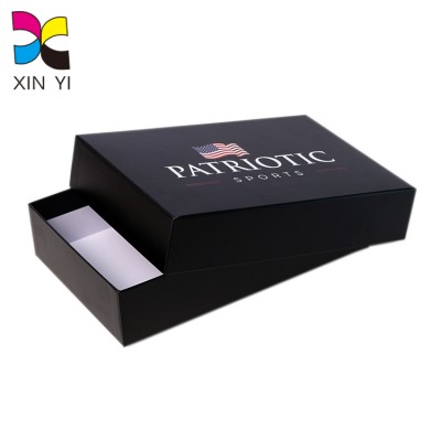 Guangzhou factory CMYK printed packaging mailing gift display box lid and base with custom logo