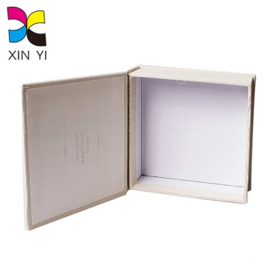 Custom specification rectangular artistic fabric cardboard gift pack boxes