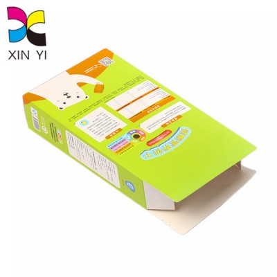 Professional easy opening full color printing cute food biscuits pack boxes