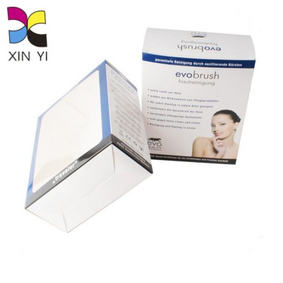 Guangzhou Supplier CMYK Printed Custom Cardboard Box With Transparent Lid