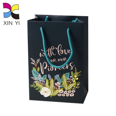 Custom Unique Colour Printing Commercial Luxury Shopping Gift Paper Bag