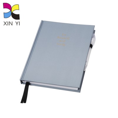 2021 New Calander Custom Hardcover Notebooks Planner Notebook With Pen Loop